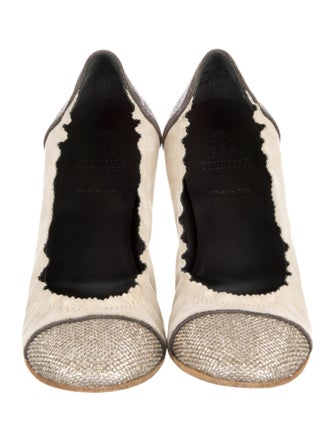 Brunello Cucinelli Suede Animal Print Ballet Flats