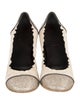 Brunello Cucinelli Suede Animal Print Ballet Flats