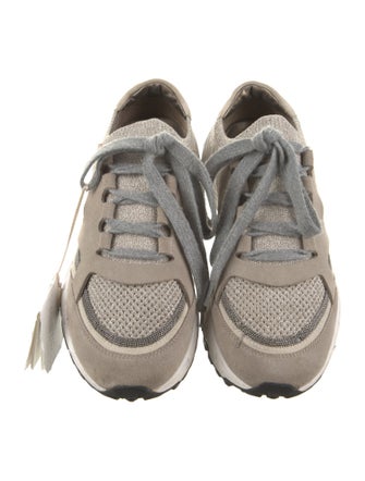 Brunello Cucinelli Beaded Accents Sneakers