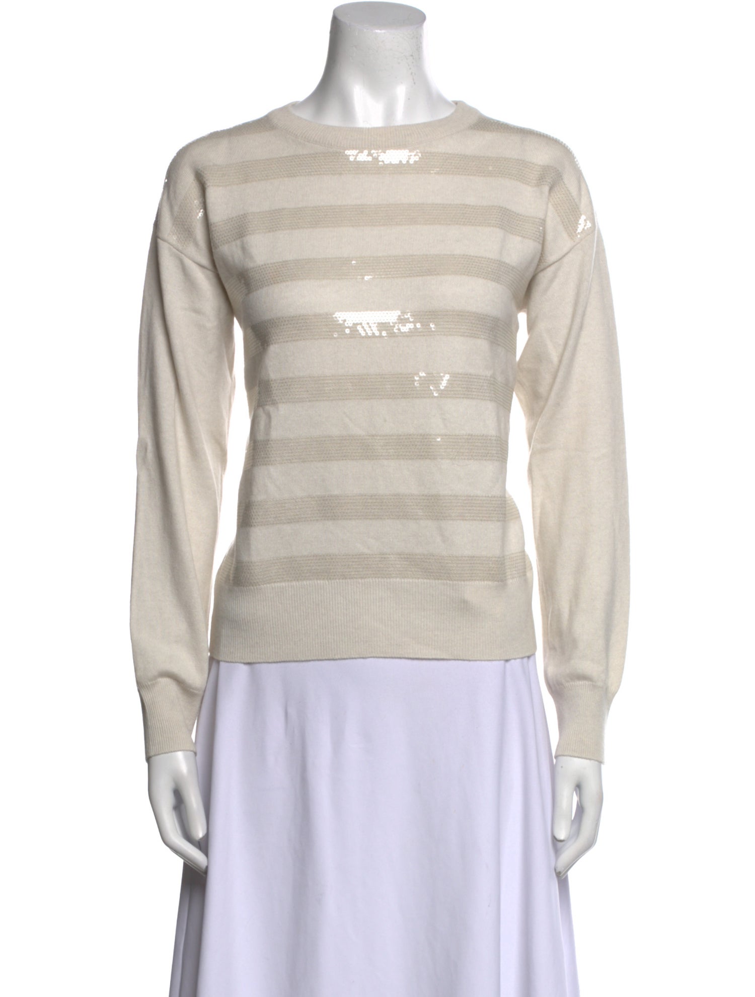 Brunello Cucinelli Cashmere Striped Sweater