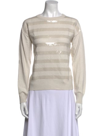 Brunello Cucinelli Cashmere Striped Sweater