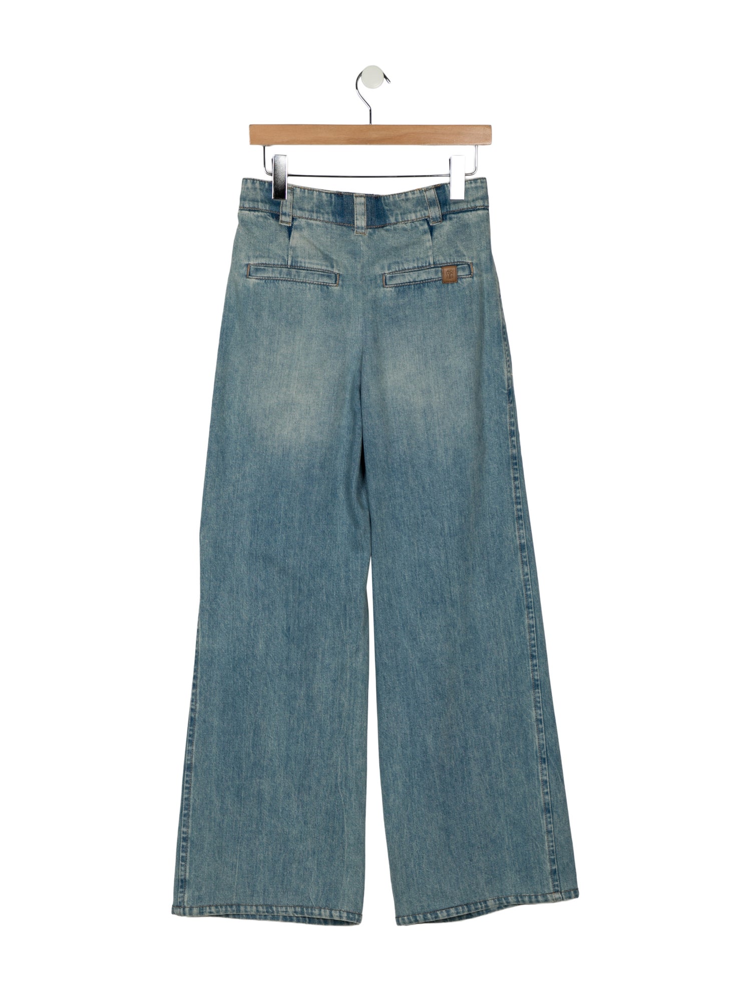 Brunello Cucinelli High-Rise Wide Leg Jeans