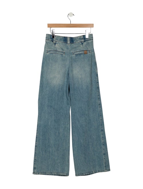 Brunello Cucinelli High-Rise Wide Leg Jeans