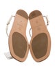 Brunello Cucinelli Leather T-Strap Sandals