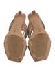 Brunello Cucinelli Leather Colorblock Pattern Slides