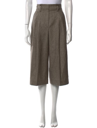 Brunello Cucinelli Virgin Wool Knee-Length Shorts