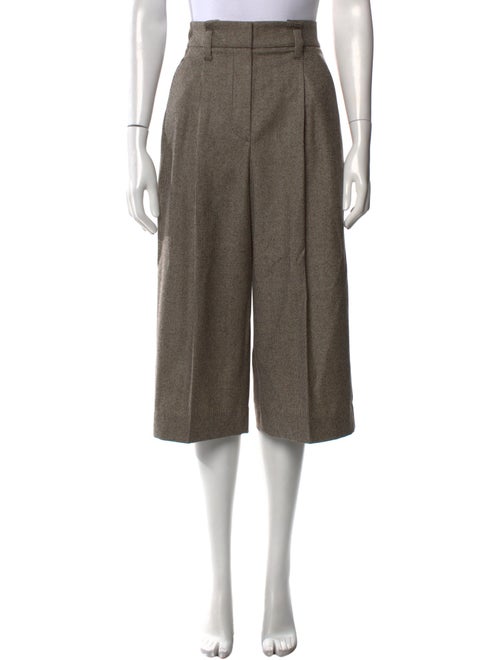 Brunello Cucinelli Virgin Wool Knee-Length Shorts