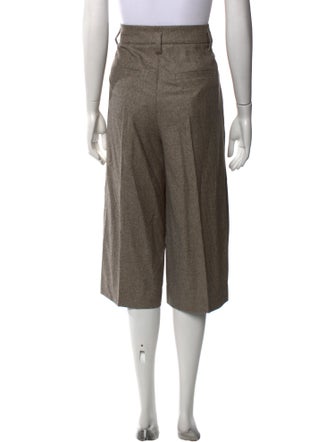 Brunello Cucinelli Virgin Wool Knee-Length Shorts