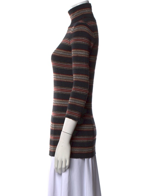 Brunello Cucinelli Virgin Wool Striped Top