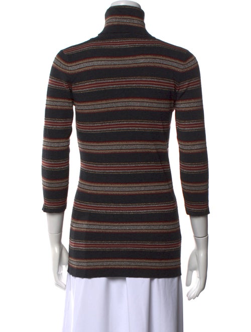 Brunello Cucinelli Virgin Wool Striped Top