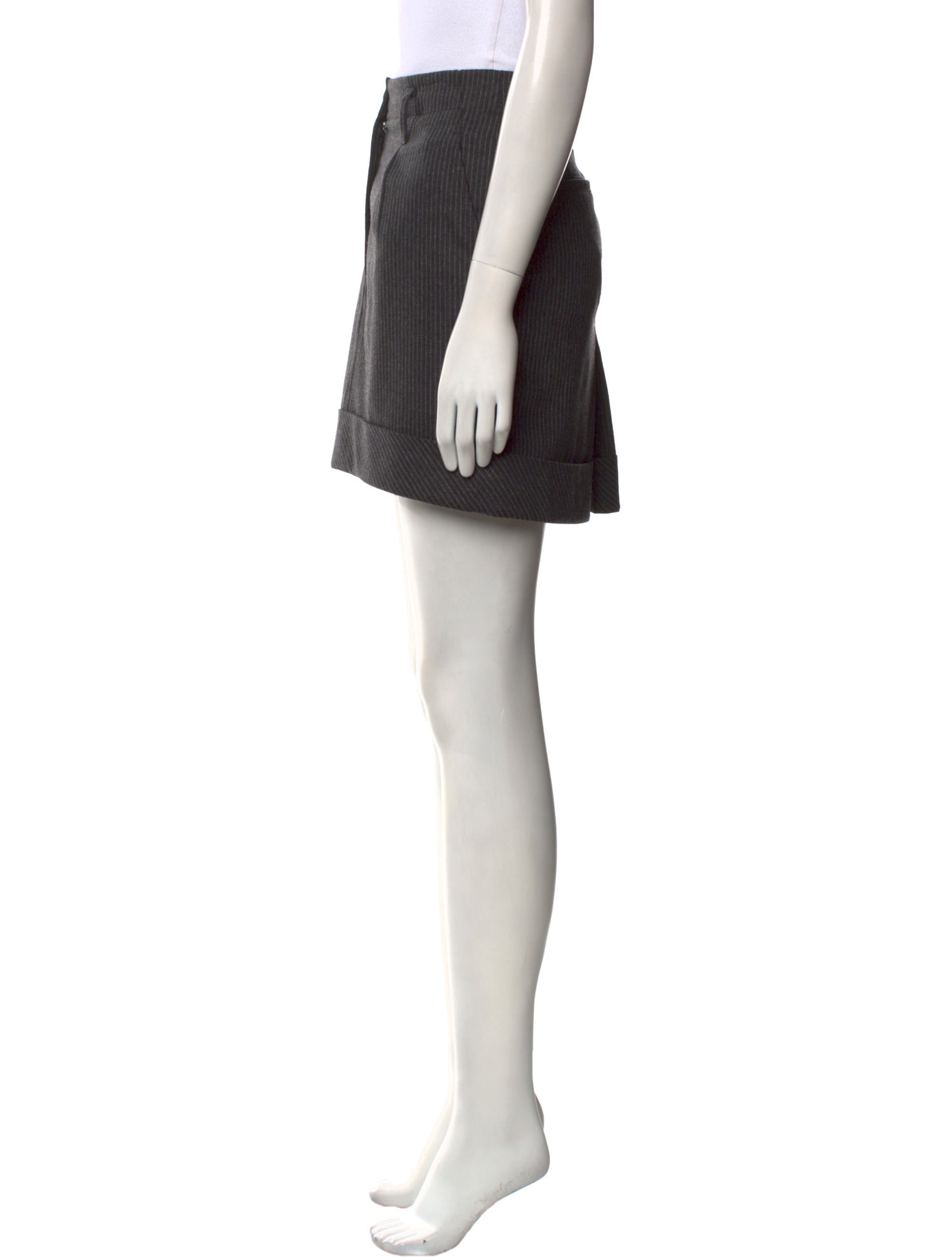 Brunello Cucinelli Virgin Wool Mini Skirt