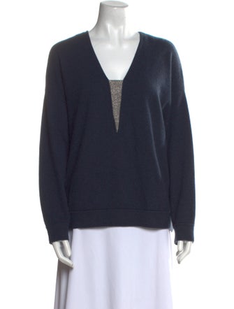 Brunello Cucinelli Cashmere V-Neck Sweater