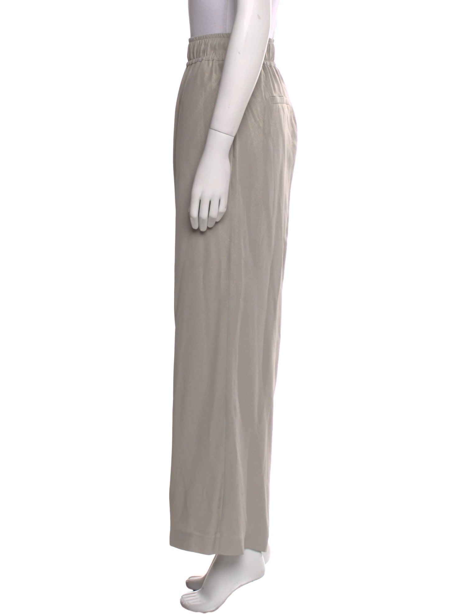 Brunello Cucinelli Silk Wide Leg Pants w/ Tags