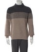 Brunello Cucinelli Cashmere Colorblock Pattern Pullover