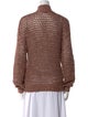 Brunello Cucinelli Silk Mock Neck Sweater