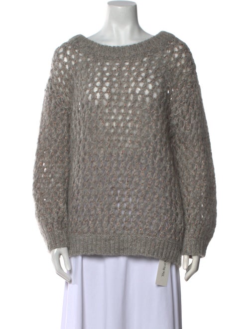 Brunello Cucinelli Mohair Bateau Neckline Sweater