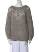 Brunello Cucinelli Mohair Bateau Neckline Sweater