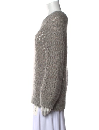 Brunello Cucinelli Mohair Bateau Neckline Sweater