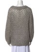 Brunello Cucinelli Mohair Bateau Neckline Sweater