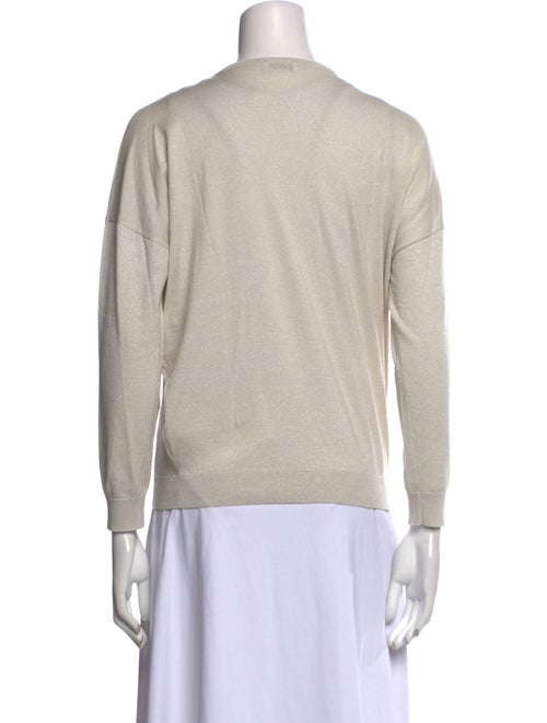 Brunello Cucinelli Cashmere V-Neck Sweatshirt