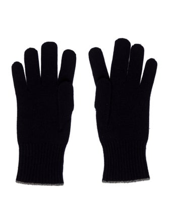 Brunello Cucinelli Blue Gloves