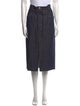 Brunello Cucinelli Beaded Accents Knee-Length Skirt