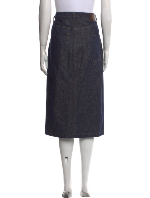 Brunello Cucinelli Beaded Accents Knee-Length Skirt
