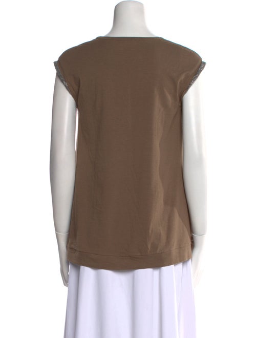 Brunello Cucinelli V-Neck Short Sleeve T-Shirt