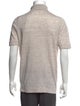 Brunello Cucinelli Linen Collar Polo Shirt