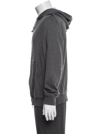 Brunello Cucinelli V-Neck Long Sleeve Hoodie