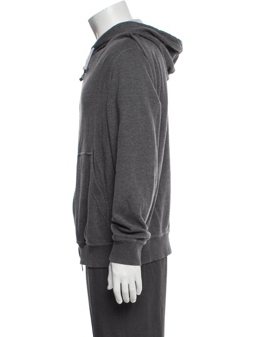 Brunello Cucinelli V-Neck Long Sleeve Hoodie