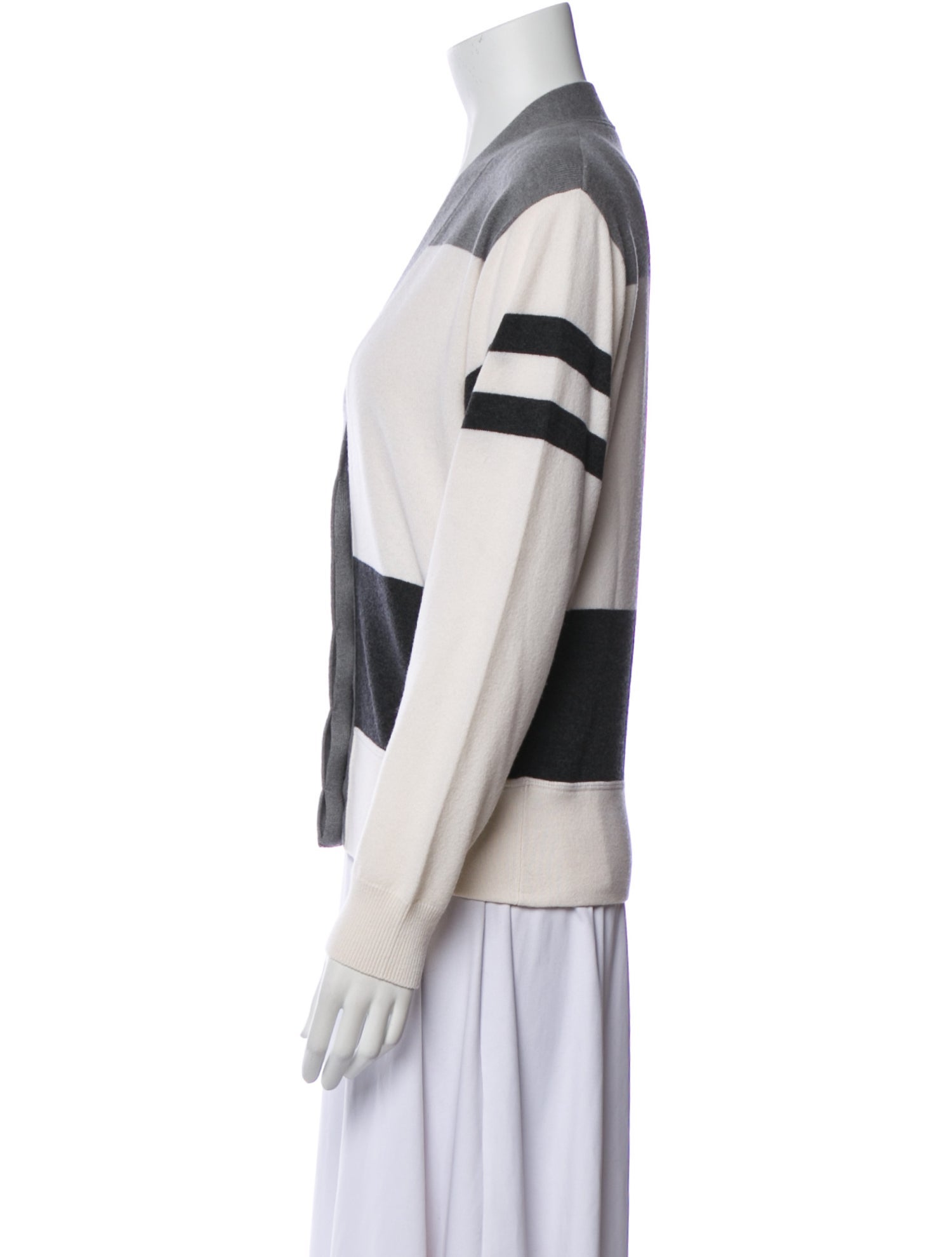 Brunello Cucinelli Virgin Wool Striped Sweater