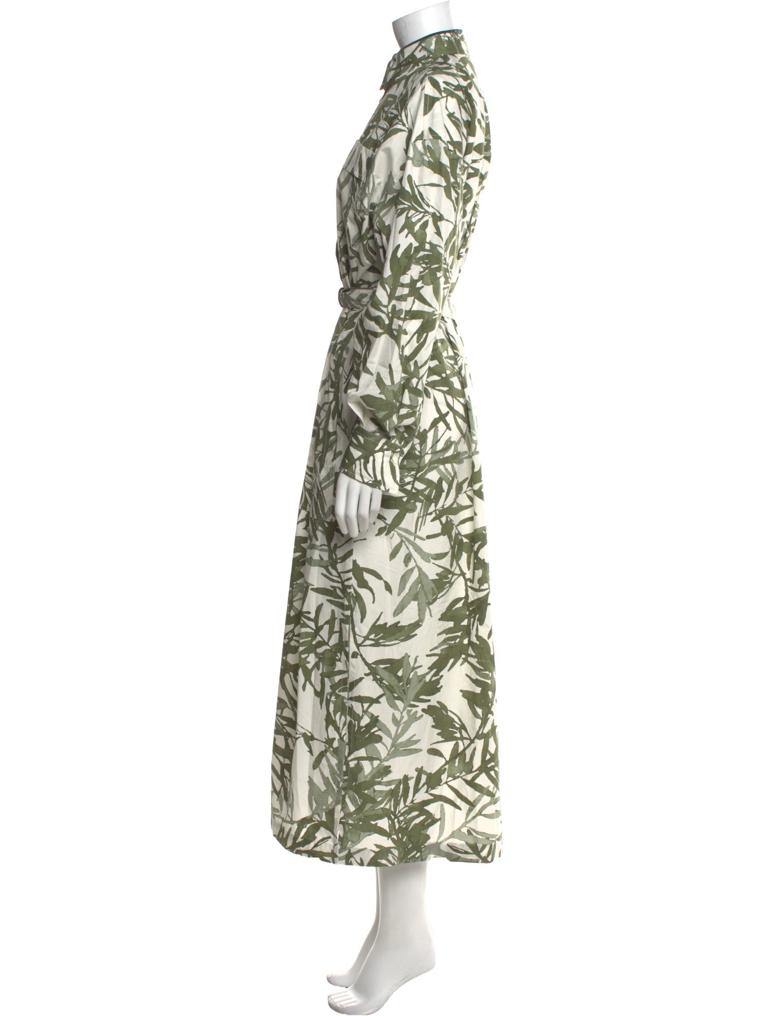 Brunello Cucinelli Floral Print Long Dress