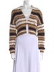 Brunello Cucinelli Striped V-Neck Sweater