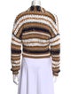Brunello Cucinelli Striped V-Neck Sweater