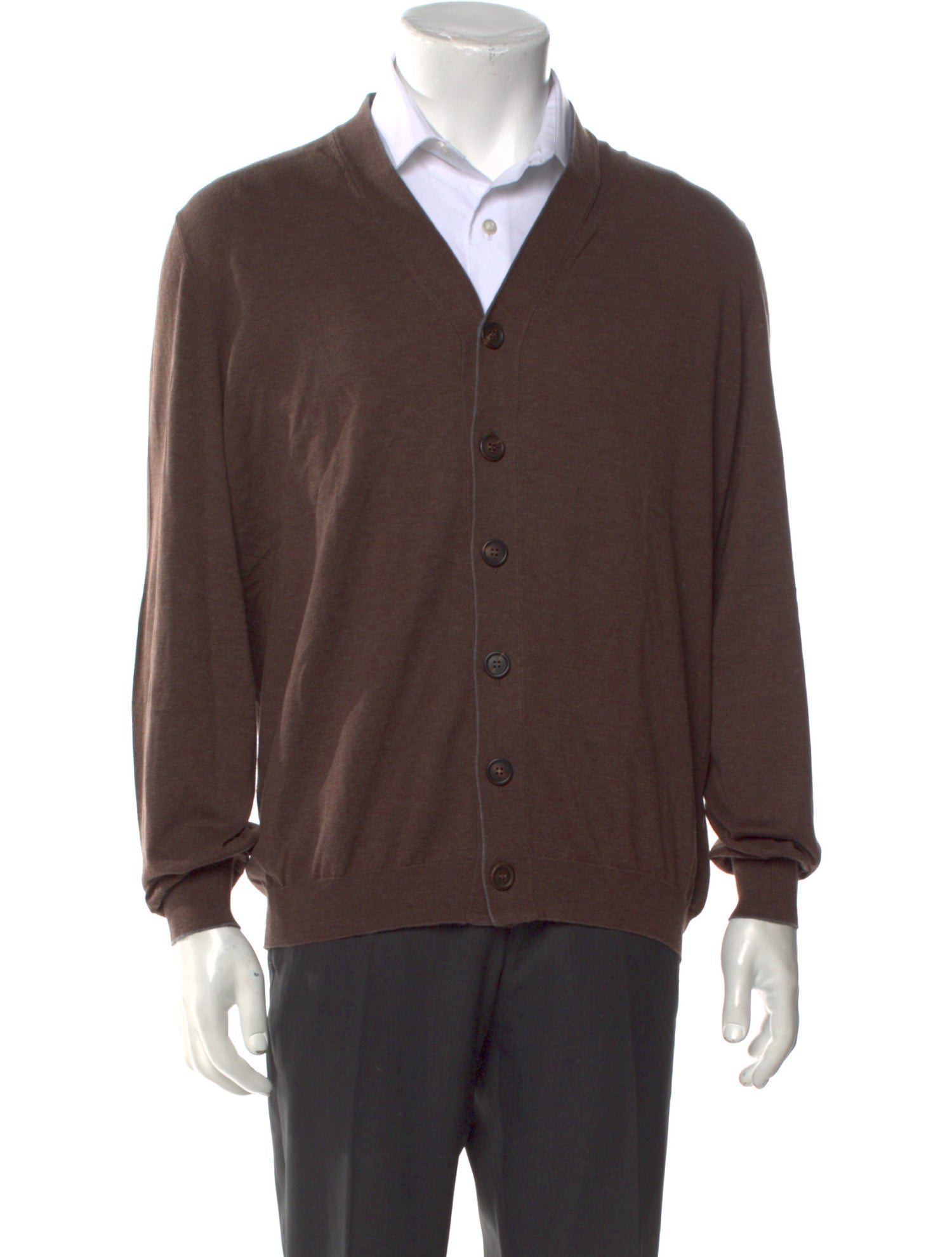 Brunello Cucinelli V-Neck Long Sleeve Cardigan