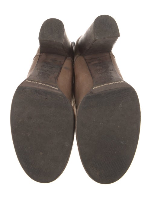 Brunello Cucinelli Leather Lace-Up Boots