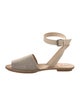 Brunello Cucinelli Monili Leather Sandals