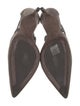 Brunello Cucinelli Monili Suede Slingback Pumps