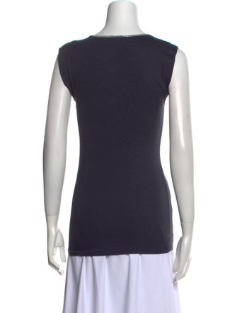 Brunello Cucinelli V-Neck Sleeveless Top