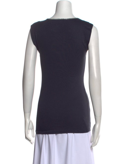 Brunello Cucinelli V-Neck Sleeveless Top