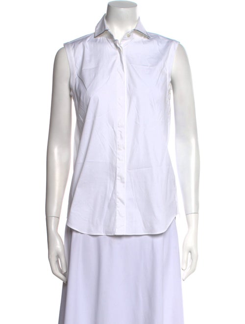 Brunello Cucinelli Sleeveless Button-Up Top