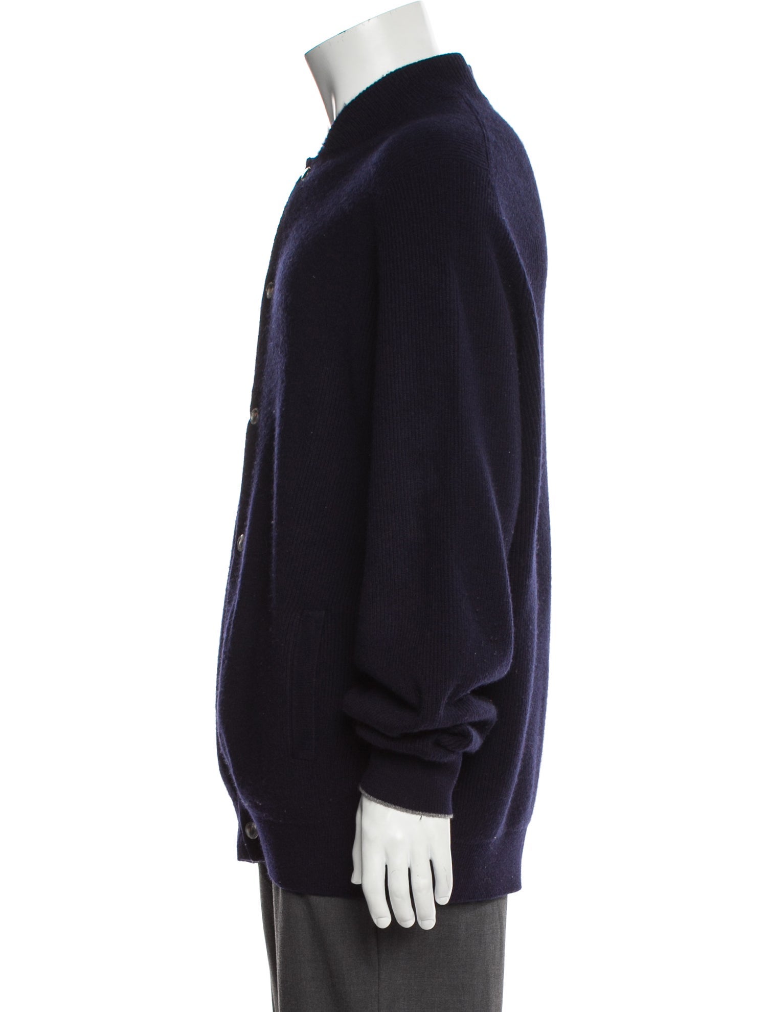 Brunello Cucinelli Cashmere Mock Neck Cardigan