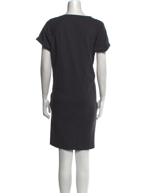Brunello Cucinelli Bateau Neckline Knee-Length Dress