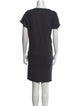 Brunello Cucinelli Bateau Neckline Knee-Length Dress
