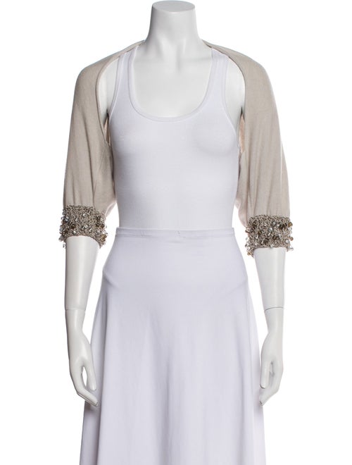 Brunello Cucinelli Cashmere Open Front Sweater