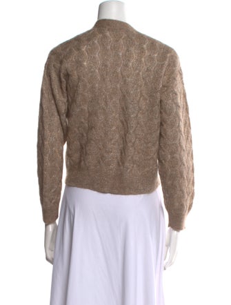 Brunello Cucinelli Mohair V-Neck Sweater