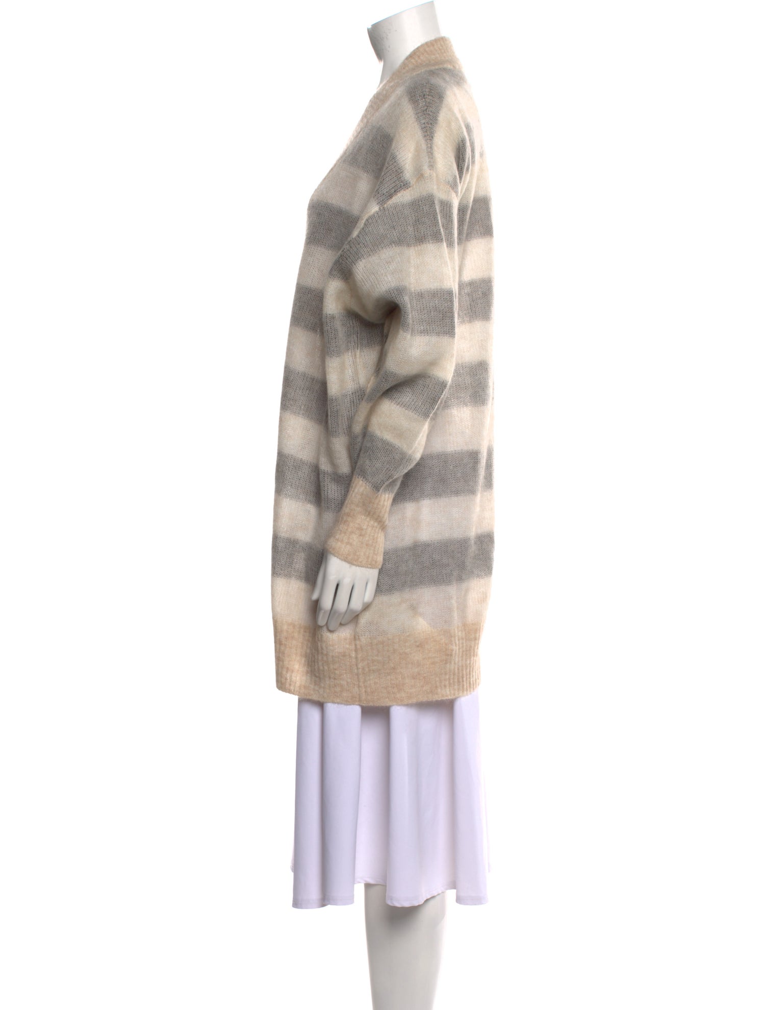 Brunello Cucinelli Mohair Striped Sweater