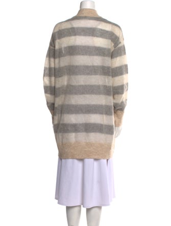 Brunello Cucinelli Mohair Striped Sweater