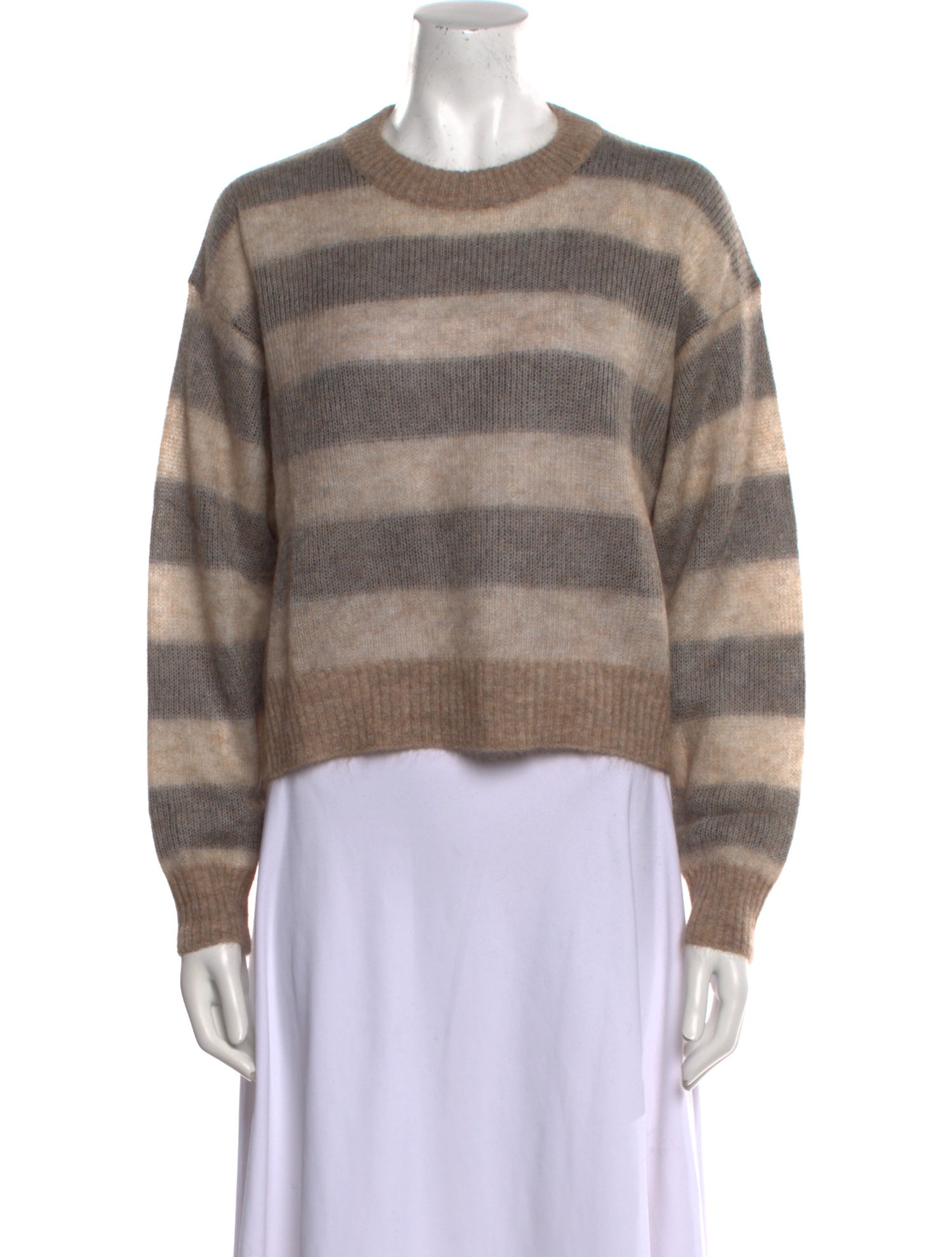 Brunello Cucinelli Mohair Striped Sweater